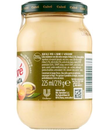 Calv Maionese Raffinata Extra Virgin Olive Oil Ideal for Meat and Vegetables Gluten Free 225 ml + Polpa Italian Gourmet 400 g (Pack of 12) - Buy Online on GoSupps.com