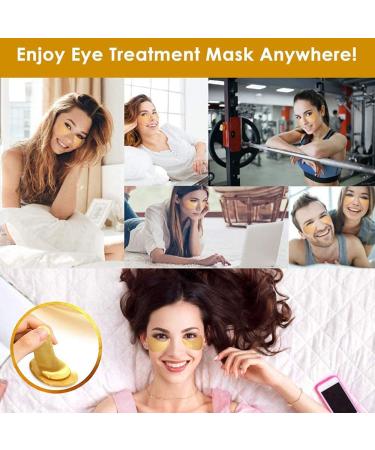 Collagen Eye Mask 60 Pairs - Under Eye Patches for Dark Circles, Wrinkles, and Puffiness - Anti-Aging Moisturizing Treatment for Women and Men - Buy Online on GoSupps.com
