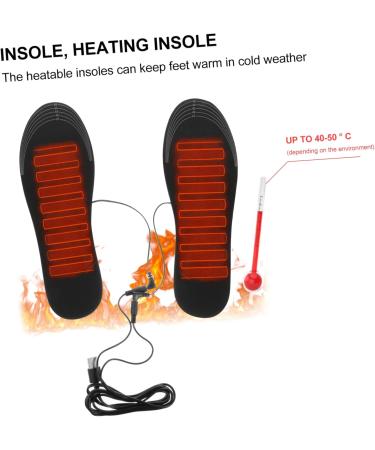 Buy NOLITOY USB Rechargeable Heated Insoles | Warm Washable & Comfortable Foot Warmers for All Shoes - Buy Online on GoSupps.com