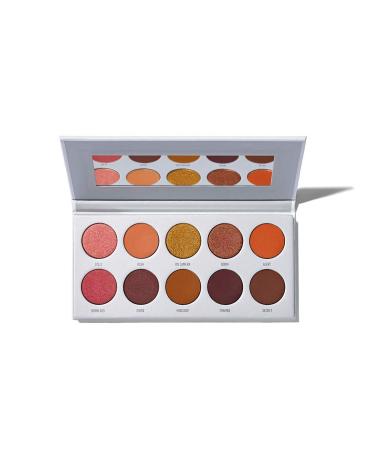 MORPHE x Jaclyn Hill Eyeshadow Palette - Ring The Alarm - 10 Dangerously Hot & Fiery Eyeshadows - A Palette of Matte and Shimmering Eyeshadows