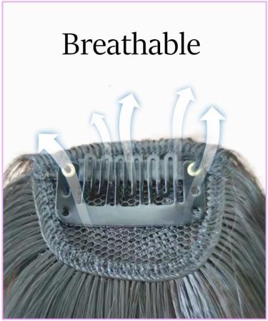Bangs Bangs Hair Clip in Bangs Heat Resistant Thin Bangs Fringe Bangs Clip on Hairpiece One Piece in Fringe Natural Flat Air Bangs Hair Extensions for Women for Women Curved Bangs for Daily Wear (C B Natural black - Buy Online on GoSupps.com