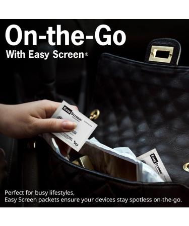 Easy Screen Cleaning Wipes - 50 Packets for Electronics Touchscreens & Glasses - Premium Cleaners for Home & Office - Buy Online on GoSupps.com