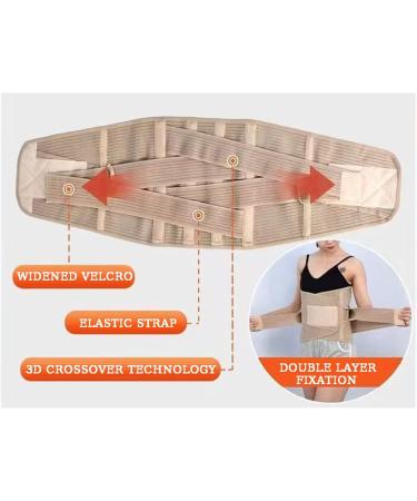 XWSM Professional Lumbar Support Belt - Postoperative Recovery & Pain Relief for Men and Women XL Beige - Buy Online on GoSupps.com