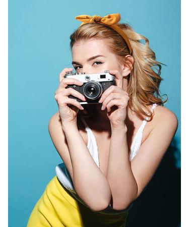 Jaciya Non Slip Bow Headband for Women - Cute Fashion Hair Band in Solid Color - Buy Online on GoSupps.com