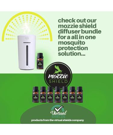 MOZZIE SHIELD Mosquito Repellent Diffusor Refill - 10ml Economical Protection Formula to Prevent Bites | Eco-Friendly & Reusable - Buy Online on GoSupps.com