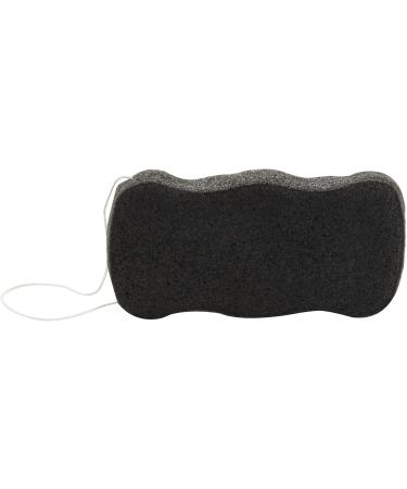 Konjac Sponge Set with Activated Bamboo Charcoal - Body & Facial Sponge Cleansing Sponge for Care - Buy Online on GoSupps.com