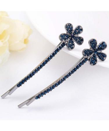 Women Alloy Hair Clip Vintage Hair Pins Rhinestone Barrettes Flower Bobby Pins Hair Care Tools Beauty Accessories For Female Girls Style4 - Buy Online on GoSupps.com