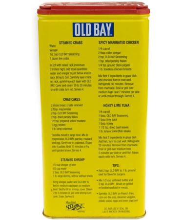 Old Bay Seasoning Can 6 oz - Authentic Maryland Spice Blend - Buy Online on GoSupps.com