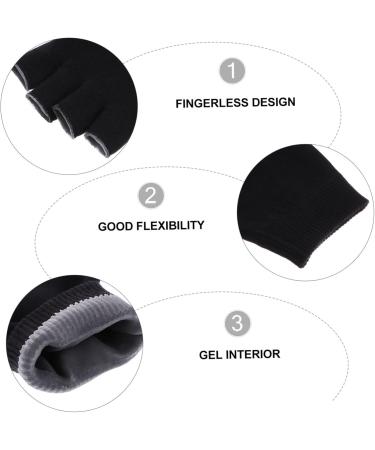 POPETPOP Moisturizing Gel Gloves 2 Pairs Half Finger Moisturizing Gloves Essential Oil Apparel Gel Miss Women Fingerless Gloves - Buy Online on GoSupps.com