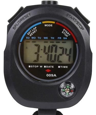Tbest Digital Sports Stopwatch - 2 Pack Multifunctional LCD Timer with Large Display for Football Running & Swimming Training - Buy Online on GoSupps.com