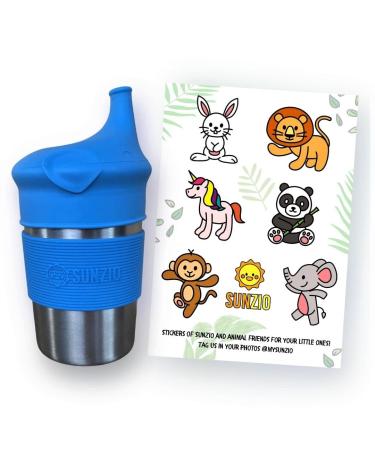 SunZio Stainless Steel Sippy Cups for Toddlers and Kids - 10 oz, 4 Pack - Buy Online on GoSupps.com