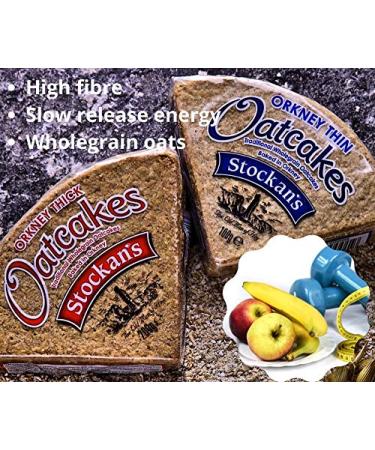 Stockans Original Thick Oatcakes | 7 oz (Pack of 2) | Scottish Oat Crackers - Buy Online on GoSupps.com