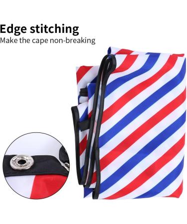 Sonew Waterproof Salon Hair Cutting Cape - Professional Oilproof Cape with Snap Closure & Diagonal Stripes for Hair Styling - Buy Online on GoSupps.com