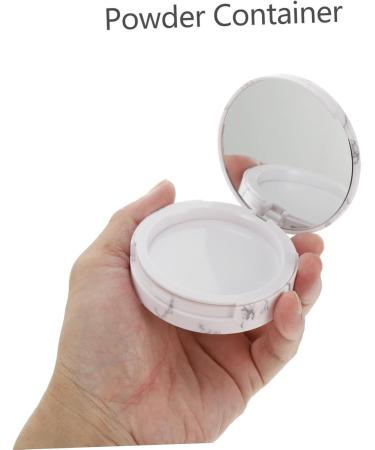 DRESSOOS 2pcs Storage Box Makeup Case Refillllable Powder Case Cosmetic Powder Case Makeup Containers - Buy Online on GoSupps.com