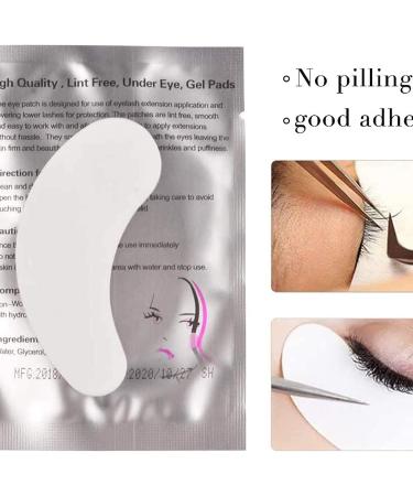 Sunallwell 100 Pairs Under Eye Gel Pads for Eyelash Extensions - Lint-Free Patches for Salon & Individual Use - Buy Online on GoSupps.com