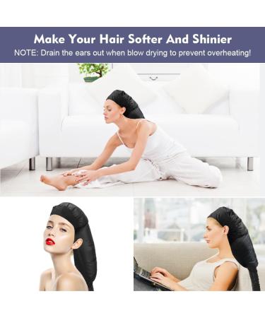 Lanskylan Dry Hood Hair Dryer Cap - Elastic Band Heat Hood for Ladies | Hair Care & Drying Solution - Buy Online on GoSupps.com