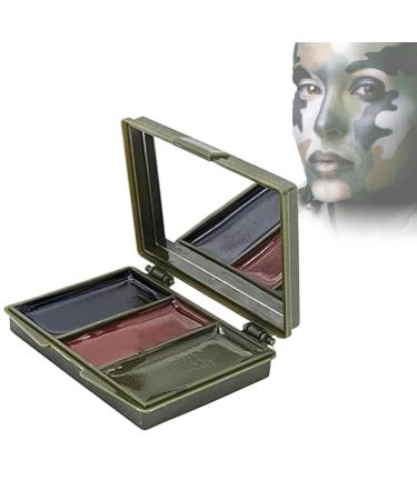 Rostblant 3-Piece Kit: Camouflage Face Stick Chameleon Cream Chameleon Camouflage Military Camouflage Makeup Pen Body Camouflage Black Brown Green