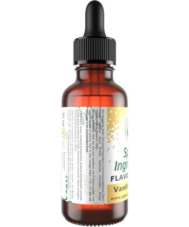 Vanilla Custard Flavour Drop 30ml Highly Concentrated Versatile Food Flavouring - Vegan Non GMO Gluten Free Vanilla Custard 30ml - Buy Online on GoSupps.com