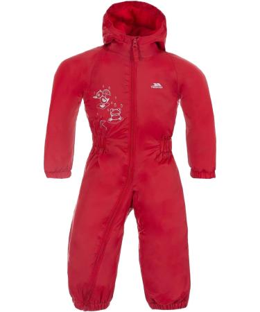 Trespass Kids' Waterproof Rain Suit 5-6 Years Dark Grey | Outdoor Drip Drop Gear - Buy Online on GoSupps.com