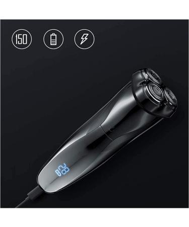 GeRRiT Electric Razor - 3D Rechargeable Waterproof Shaver for Men | Wet & Dry Rotary Electric Shaving with Pop-up Trimmer & LED Display | 150 Mins Battery Life - Buy Online on GoSupps.com