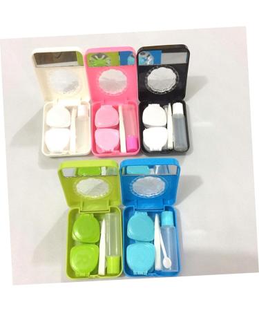 Partykindom 5-Set Blue Schnapps Glasses & Oval Brush Case for Colored Contact Lenses - Beach & Sand Remover Lens Storage - Buy Online on GoSupps.com