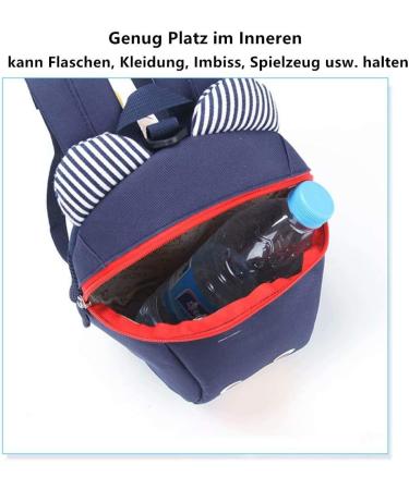 Voarge Toddler Backpack - Cute Bear Cartoon Anti-Lost Harness Bag for Girls (1-3 Years) | Safe & Stylish Shipping Worldwide - Buy Online on GoSupps.com