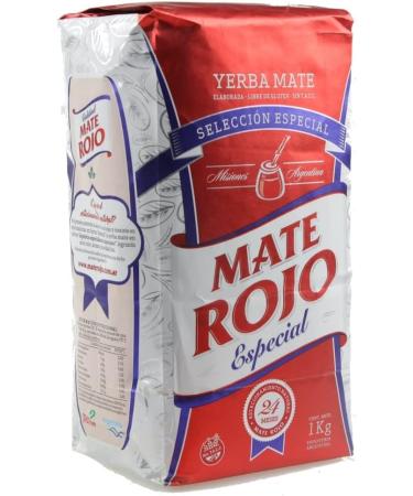  Yerbee Mate Rojo Yerba Mate Tea Seleccion Especial 1 kg - maturing period is 12 to 24 months | detox and energy drink - Buy Online on GoSupps.com