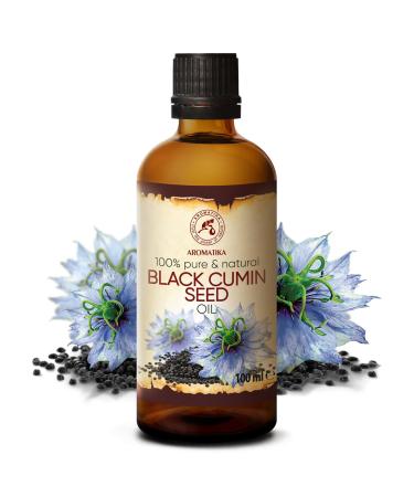 Buy Black Cumin Oil 100ml - Pure Cold-Pressed Egyptian Black Seed Oil for Face Nails & Body Care - Buy Online on GoSupps.com