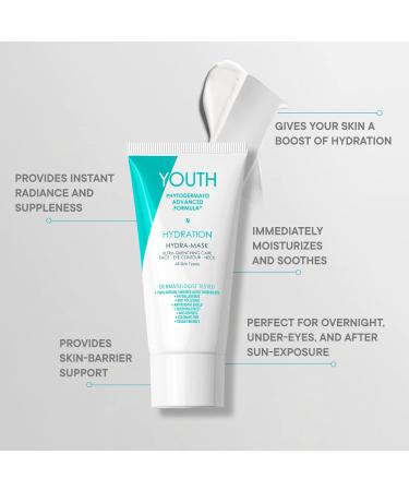 YOUTHPHYTO DERMATO Hydra-Mask - Advanced Relaxing Cream for Intense Facial Hydration | 1.8 Oz | International Shipping Available - Buy Online on GoSupps.com