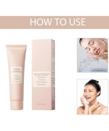 Facial scrub 50 g moisturizing gel pore care radiant complexion moisturizing cleanser for all skin types - Buy Online on GoSupps.com