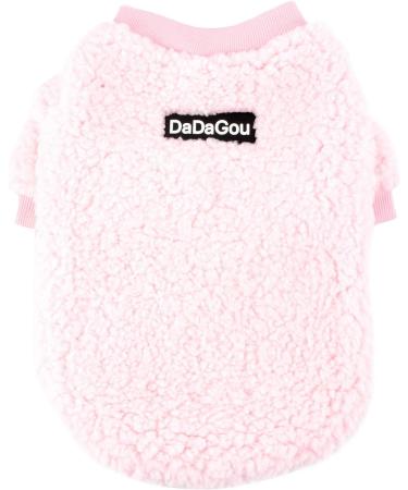 Zunea Winter Coat for Small Dogs - Fleece Warm Dog Sweater & Jacket for Puppies Chihuahuas & Cats - Pink XL - Perfect Pet Clothing for Boys & Girls - Buy Online on GoSupps.com