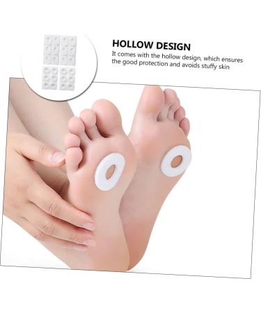 CLISPEED 4 Sheets Corn Stickers Protective Feet Patch Soft Foam Cushions Heel Grips Liner Insert Corn Protectors Corn Pads Callus Removal Tools Heel Pad Pain White Foot Patch Care Felt - Buy Online on GoSupps.com