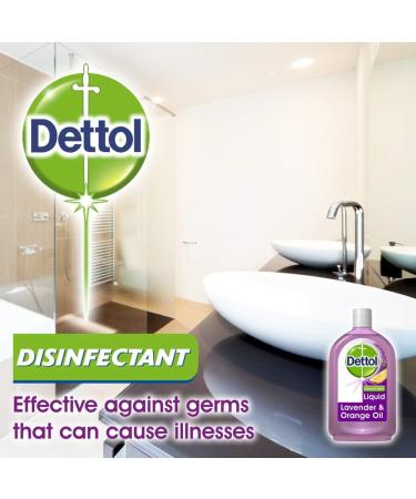 Dettol Disinfectant Liquid Lavender & Orange Oil 500ml - Pack of 1 | Powerful Cleaning Solution - Buy Online on GoSupps.com
