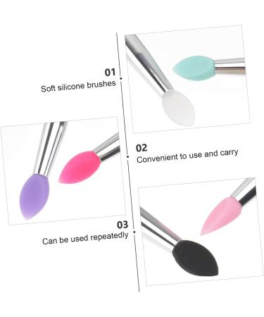 Healeved 12 Pcs Eye Shadow Brush Dual Sided Eyeshadow Brush Makeup Practice Face Makeup Eyeshadow - Buy Online on GoSupps.com