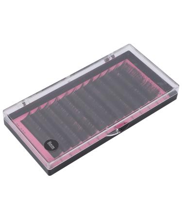 0.1mm C Grafting Extension False Eyelashes Matte Color 12 Rows Thickened Lengthened (01) 1 Count (Pack of 1)