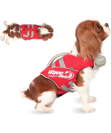 Zooland Dog Life Jacket | Durable & Adjustable Buoyancy Vest for Small Medium & Large Dogs - Reflective Safety Red - Buy Online on GoSupps.com