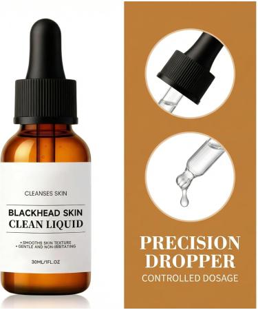 S rum Anti Points Noirs Nez & Visage Liquide Affinant les Pores et Contr le du S bum pour Pores Obstru s et Dilat s Nettoyant Profond Clarifiant pour Peaux Grasses et Imperfections 30ml (1pcs) - Buy Online on GoSupps.com