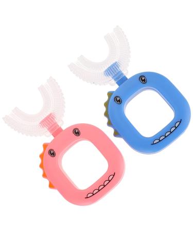 Healvian 6 STK U-shaped toothbrush for children toothbrushes for children Children's toothbrush 360 children provide delightful toothbrush household children's toothbrush clean accessories