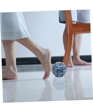 2PCs Fitness Roller & Lacrosse Ball - Plantar Fascia Massage Tool & Ceramic Toothbrush Holder - Foot Massager for Roller & Arch Relief - Camouflage Design - Buy Online on GoSupps.com