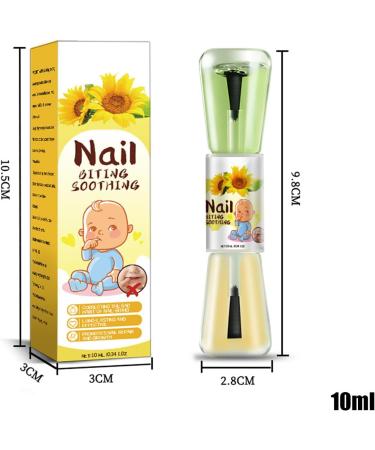 Toddler nail polish nail polish to prevent nail chewing - Bitter Stop Biting Liquid Nail Polish 10 ml | Stop putting your fingers in your mouth day and night - Buy Online on GoSupps.com