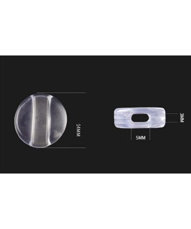 Nicely Fit Medical Soft Silica Gel Anti-Slip Ear Hooks for Glasses - Transparent - 1 Pair | International Shipping Available - Buy Online on GoSupps.com