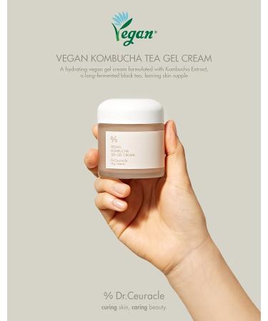 Dr.Ceuracle Vegan Kombucha Gel Cream | Cruelty Free Korean Skin Care with 79% Kombucha Tea Extract | Moisturizing and Detoxifying Formula - Buy Online on GoSupps.com