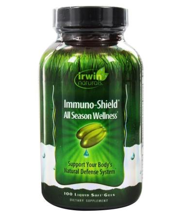 Irwin Naturals Immuno-Shield All Season Wellness 100 Liquid Soft-Gels