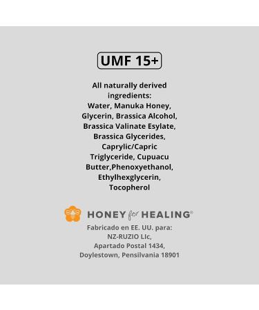 Medical Grade Manuka Honey Healing Cream 15+ UMF | Rapidly Heals Minor Injuries, Burns, Cuts & Scars | 1.75oz - Buy Online on GoSupps.com