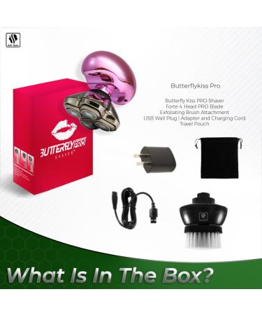 Butterfly Kiss Pro Ladies Electric Shaver - Pink Hair Removal for Women | Smooth Hassle-Free Grooming - Buy Online on GoSupps.com