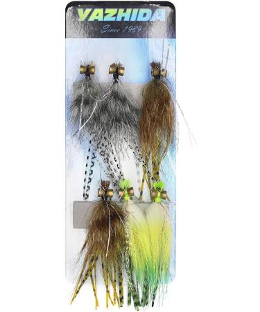 Yzd Fly Fishing: Top 10 Large Trout Flies | Premium Wet & Dry Lures Streamers Nymphs & Emergers for Trout Bass & Salmon - Buy Online on GoSupps.com