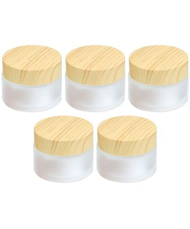 Winfred 5pcs empty cosmetic jars 30g cream jar sample box cosmetic small travel jar with lid