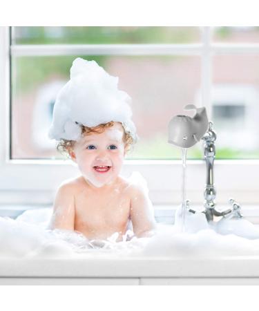 Artoflifer Baby Bath Spout Cover - Purple Whale Design | Faucet Extender Protector Bundle with Wind Up Turtle | Soft Silicone Bath Tub Cover for Kids - Grey - Buy Online on GoSupps.com