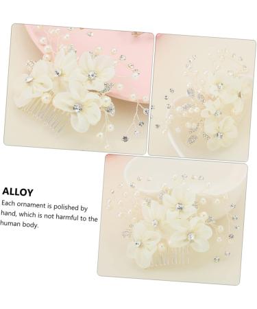 POPETPOP 1 PC Hair Comb Attractive Head-wear Sweet Hair Supply Bridal Wedding Accessory Wedding Dress Accessory Creative Hair Prop Alloy Bridal Headdress Bridal Hair Supply Alloy Hair Prop - Buy Online on GoSupps.com