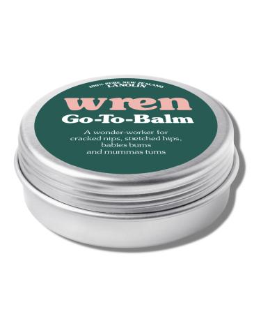 Wren Nappy Ointment | 100% Pure Lanolin Oil New Zealand | Cracked Nipple Relief Balm | Suitable for Nappy & Rash Dry Skin | Organic & Natural | Preservative & Fragrance Free | Safe for Baby | 3 sizes Small - 20g